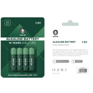 Green Lion Alkaline Battery AA ( 4pcs/pack ) 2700mAh / 1.5V - Green