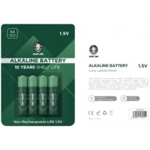 Green Lion Alkaline Battery AAA ( 4pcs/pack ) 271400mAh / 1.5V - Green