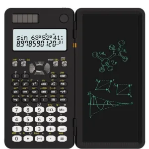 Green Lion Scientific Calculator & Writing Pad  - Black
