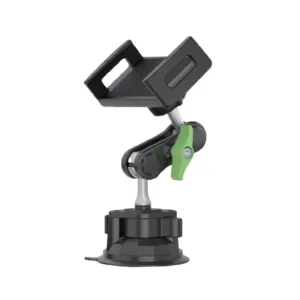 Green Lion Tablet  Holder with Adhesive Suction Cup Mount 8-12"- Green/Black