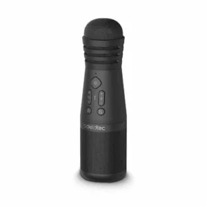 Porodo Soundtec Karaoke Microphone With Speaker -Black