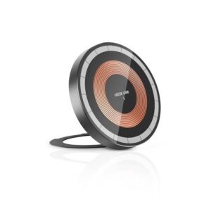 Green Lion  Magsafe Wireless Charger with Tempered Glass For iPhone - Black