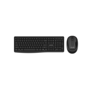 Porodo Wireless  2.4G+BT Keyboard with Mouse - Black