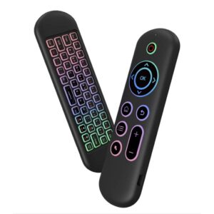Porodo Air Mouse Remote Mini Keyboard - Black