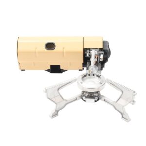 Porodo Lifestyle Camping Mini  Portable Single Burner Gas Stove 2600W - Light Brow