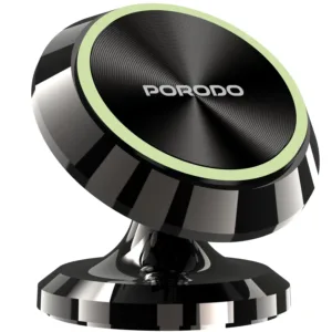 Porodo 3 Circular Discs Magnetic Car Mount - Black