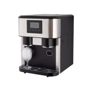 Porodo 3in1 Ice Maker with Crusher and Cold Water Dispenser - Black