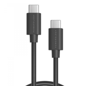 Powerology PVC Type-C to Type-C PD Cable 2M - Black
