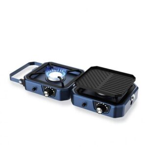 Green Lion 2 IN 1 Portable Camping Stove - Blue