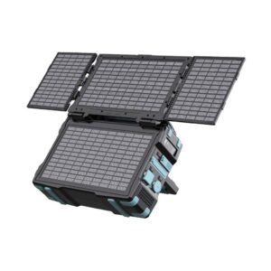 Powerology Portable Solar Power Generator 284Wh 400W QC - Black