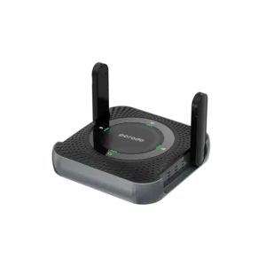 Porodo portable CPE MiFi 3G/4G Wireless Router 4000mAh - Black/Grey