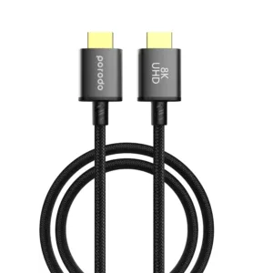 Porodo 8K HMDI PVC Cable 3M - Black