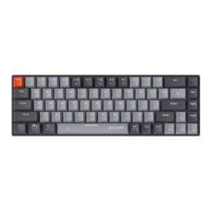 Porodo 68-Keys Wireless Mechanical Keyboard ( English / Arabic ) - Gray