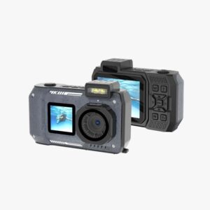 Porodo 48MP Full HD 1080 IP68 Digital Camera 10X digital Zoom - Black