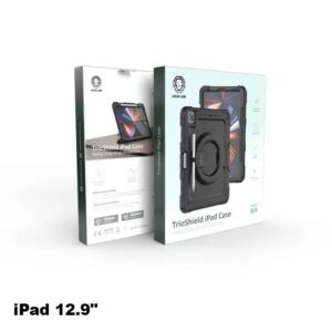 Green Lion TrioShield Case for iPad 12.9" - Black