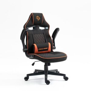Porodo Gaming Chair with Fabric Covered Cushion and Class3 100Mm Gas Lift