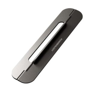 Powerology Alum. Foldable and Portable Laptop Stand - Grey