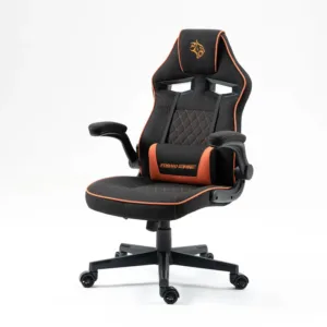 Porodo Gaming Chair with Fabric Covered Cushion and Class3 100Mm Gas Lift
