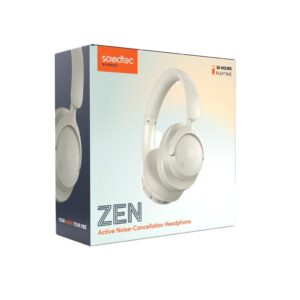 Porodo Soundtec Hybrid ANC Headphone - Beige