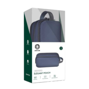 Green Lion Elegant Pouch - Dark Blue