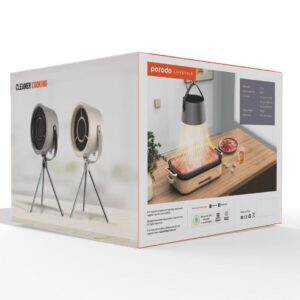 Porodo  Lifestyle Portable Mini Smoke Exhaust with Filter - Grey