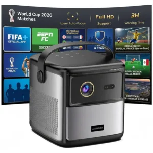 Powerology 4K GTV Projerctor - Black