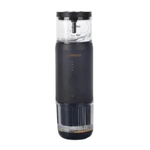 LePresso Portable Espresso Machine With Thermal Meter - Black