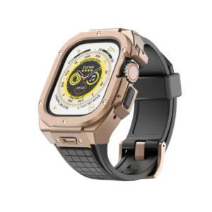 Green Lion Styled Ultra Case for Apple Watch 49MM - Rose Gold