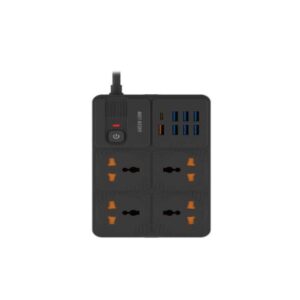 Green Lion Power Socket 7 USB-A Port & 1 PD Port  - Black
