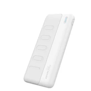 Porodo Blue 10000 mAh Powerbank Micro Type-C and 2XUSB A - White