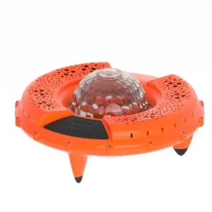 Porodo Soundtec Disco LED light Floating Waterproof Speaker 100W IP6 - Orange