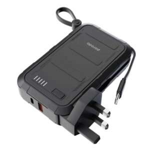 Porodo 10000mAh PPS Powerbank Type-C USB A with Type-C 20W & Lightning 10W Cable UK