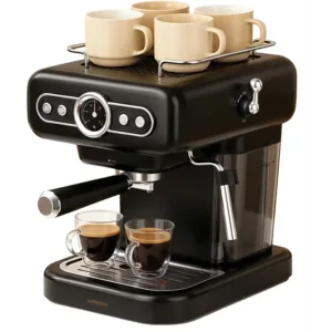 LePresso Coffee Machine with 15 bar ULKA pumb 1.2L - Black
