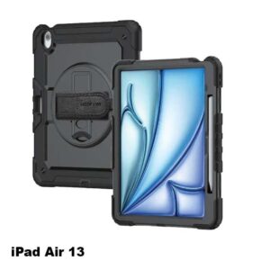 Green Lion Trioshield  IPad Air 13 Case - Black