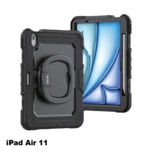 Green Lion Trioshield  IPad Air 11 Case  - Black