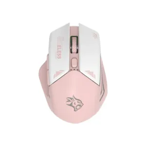 Porodo Gaming 2in1 2.4G Wireless Mouse DPI 1600 - Pink