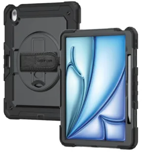 Green Lion Trioshield  IPad Air 13 Case - Black