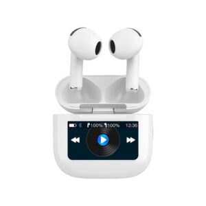 Porodo Soundtec TWS ANC Earphone with Touch Screen - White