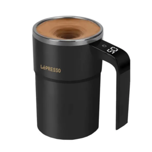 LePresso Auto Magnetic Stirring Cup - Black