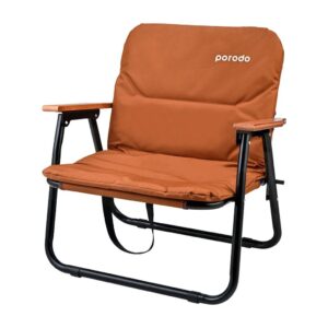 Porodo Lifestyle Camping Foldable Chair - Brown
