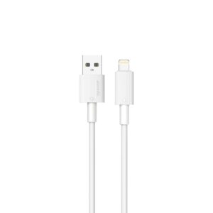 Porodo USB A to Lightning PVC Cable  1.2m - White
