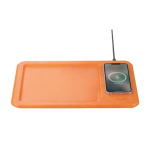 Green Lion Wireless Pad Storage & Charging 15W -Orange