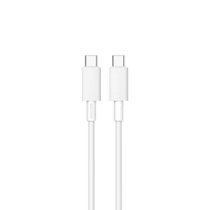 Porodo Type-C to C PVC Cable  1.2m - White