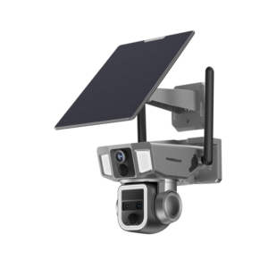 Powerology 4G/WIFI 10x Zoom 2MP+2MP 360° Ultimate Versatile Camera - Black