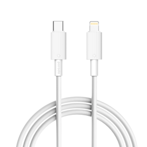 Porodo Type-C to Lightning PVC Cable  3m - White