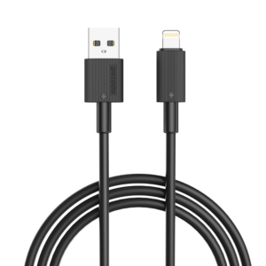 Porodo USB A to Lightning PVC Cable  3m - Black