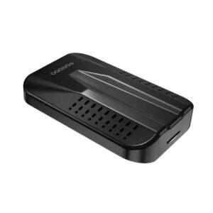 Porodo Android 12 BT5.0+128GB with USB-C Built-in Wired CarPlay - Black