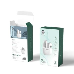 Green Lion Tribe Earbuds - White