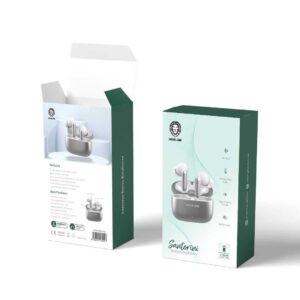 Green Lion Santorini Stereo Earphones - Silver