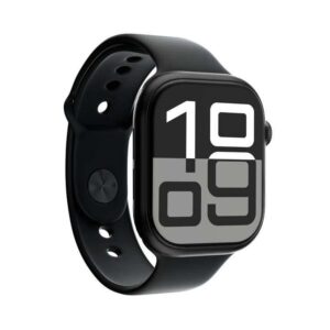 Green Lion Active SE 46 Smart Watch- Jet Black & Black Strap